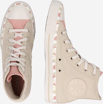 CONVERSE Korkeavartiset tennarit 'Chuck Taylor All Star' värissä beige