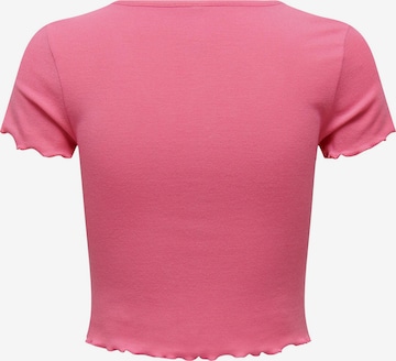 ONLY Koszulka 'KIKA' w kolorze różowy