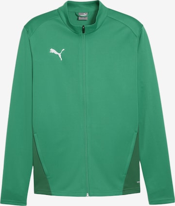 PUMA Trainingsjacke 'TeamGoal' in Grün: Vorderseite