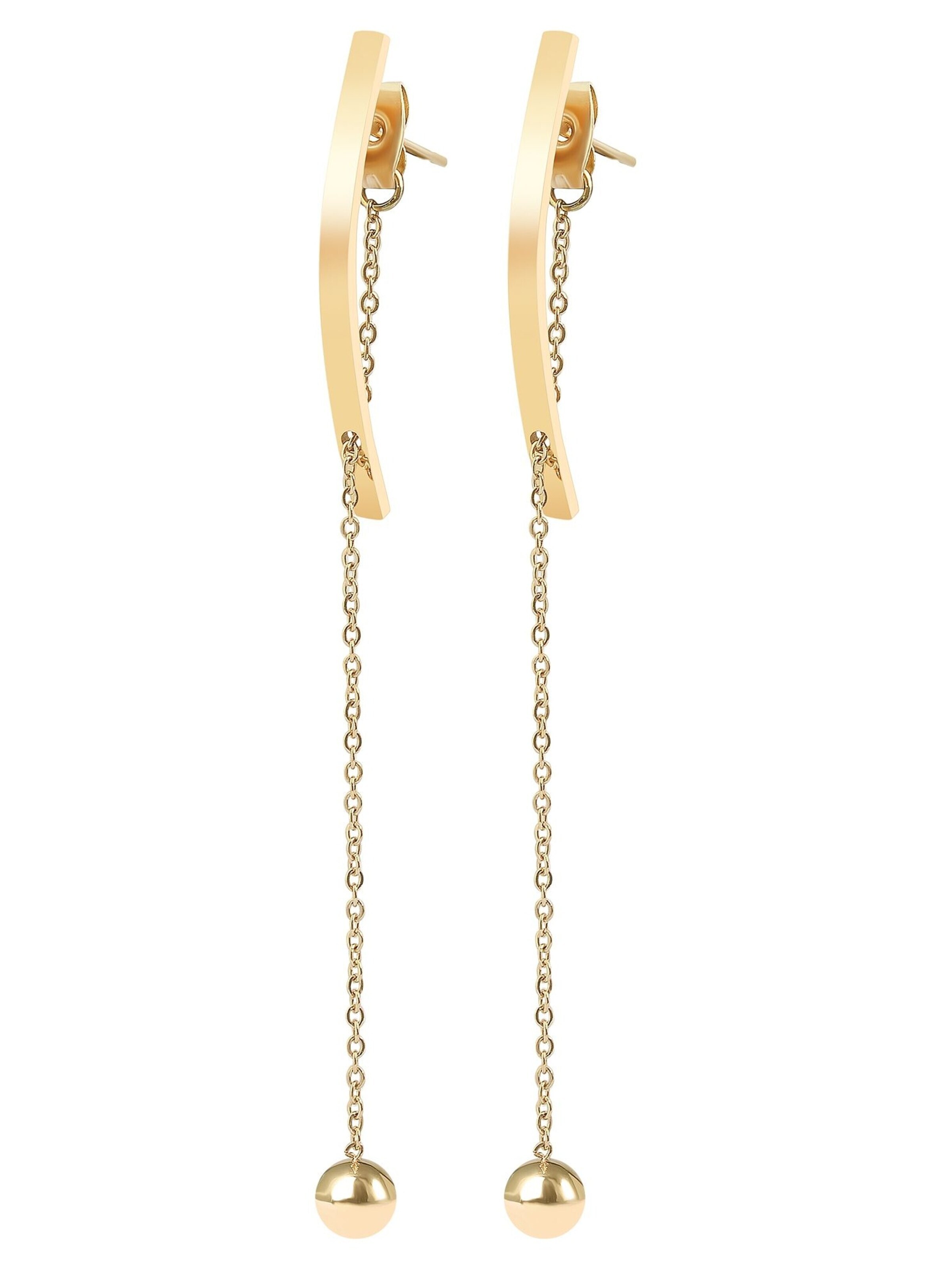 Akzent Earrings 'Agnesa, langlebig' in Gold