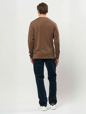 Coupe regular Chemise ' UMBrolin ' U.S. POLO ASSN. en marron
