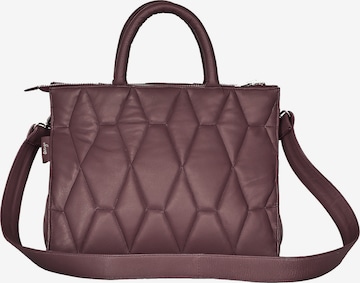 Maze Handbag in Purple: front