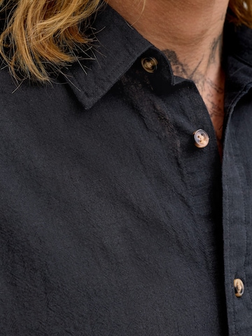 juoda JACK & JONES Standartinis modelis Marškiniai 'summer'