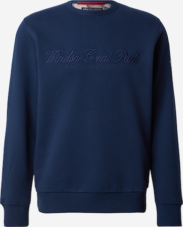 Sweat-shirt La Martina en bleu : devant