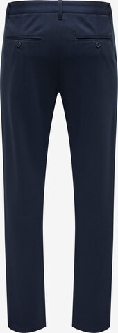 Only & Sons Regular Hose 'Mark Cay' in Blau