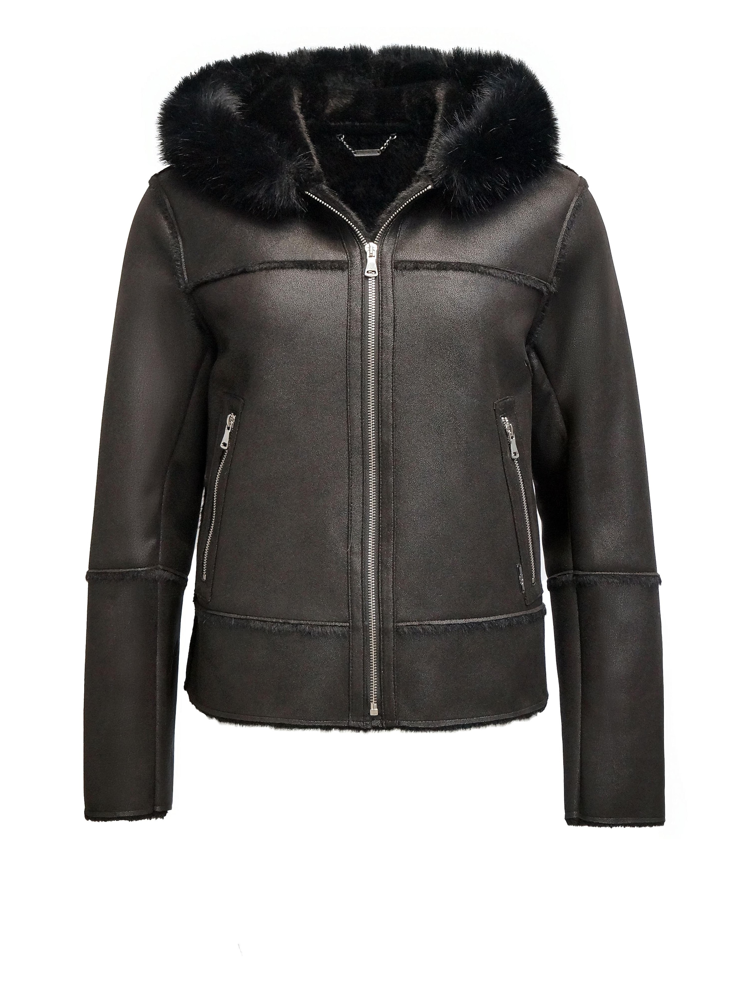 Funk since 1776 Winter Jacket in Black: front