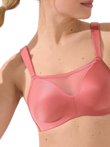 Lisca Bralette Bra 'Lifestyle' in Pink