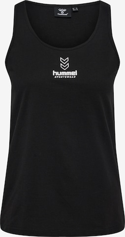 Hummel Sports Top in Black: front