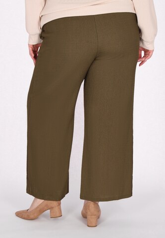 Usha Loosefit Broek in Groen