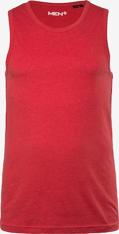 Men Plus Tank Top in Rot: Vorderseite