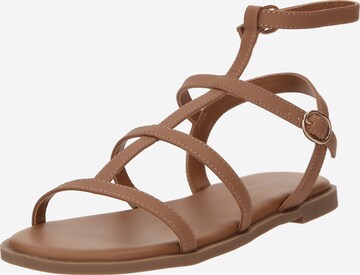 CALL IT SPRING Strap Sandals 'ALEKSA' in Brown: front