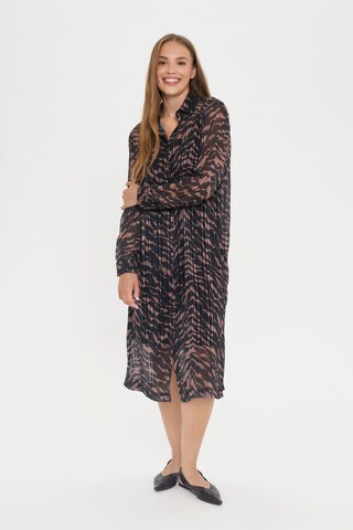 SAINT TROPEZ Kjole 'SZNesta' i sort: forside