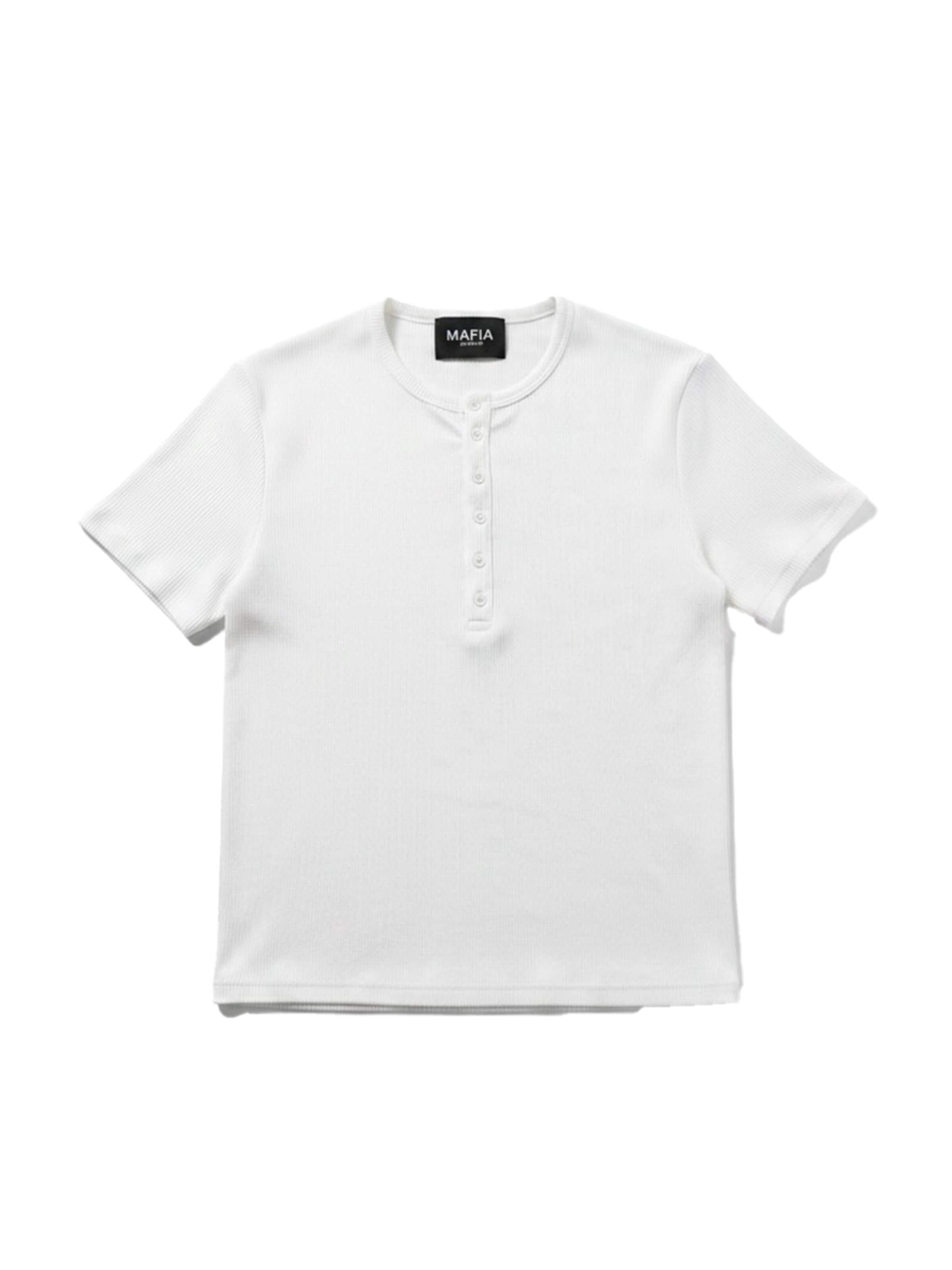T-Shirt Kleidermafia en beige : devant