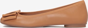 Kazar Ballet Flats in Beige: front