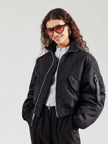 Giacca di mezza stagione di ALPHA INDUSTRIES in nero: frontale