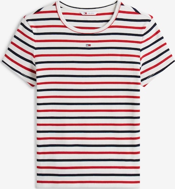 Tommy Jeans - Camiseta 'ESSENTIAL' en blanco: frente