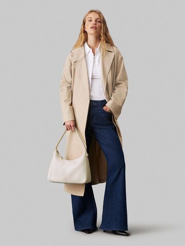 Borsa a spalla 'Sense' di Calvin Klein in beige