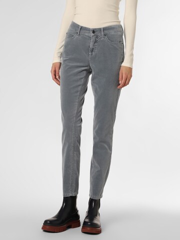 Cambio Slim fit Pants 'Paris' in Grey: front