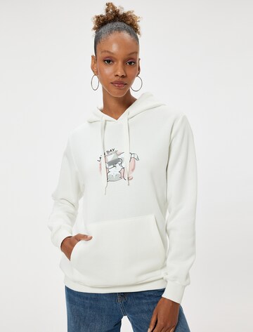 Koton Sweatshirt in White: front