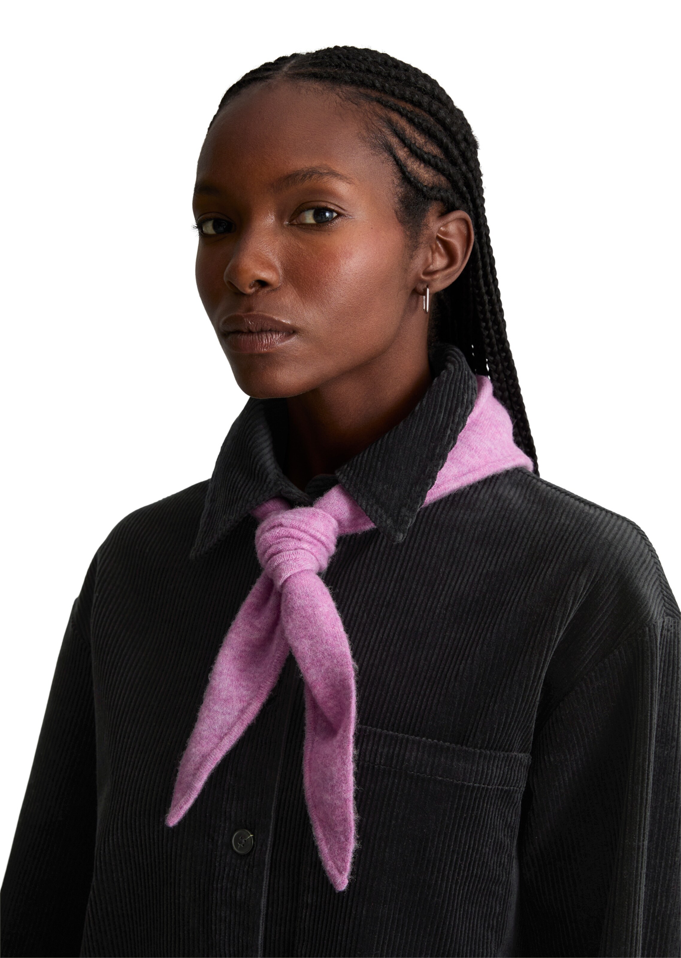 Marc O'Polo DENIM Schal in Pink: Vorderseite