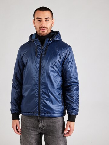 Veste mi-saison BLEND en bleu : devant
