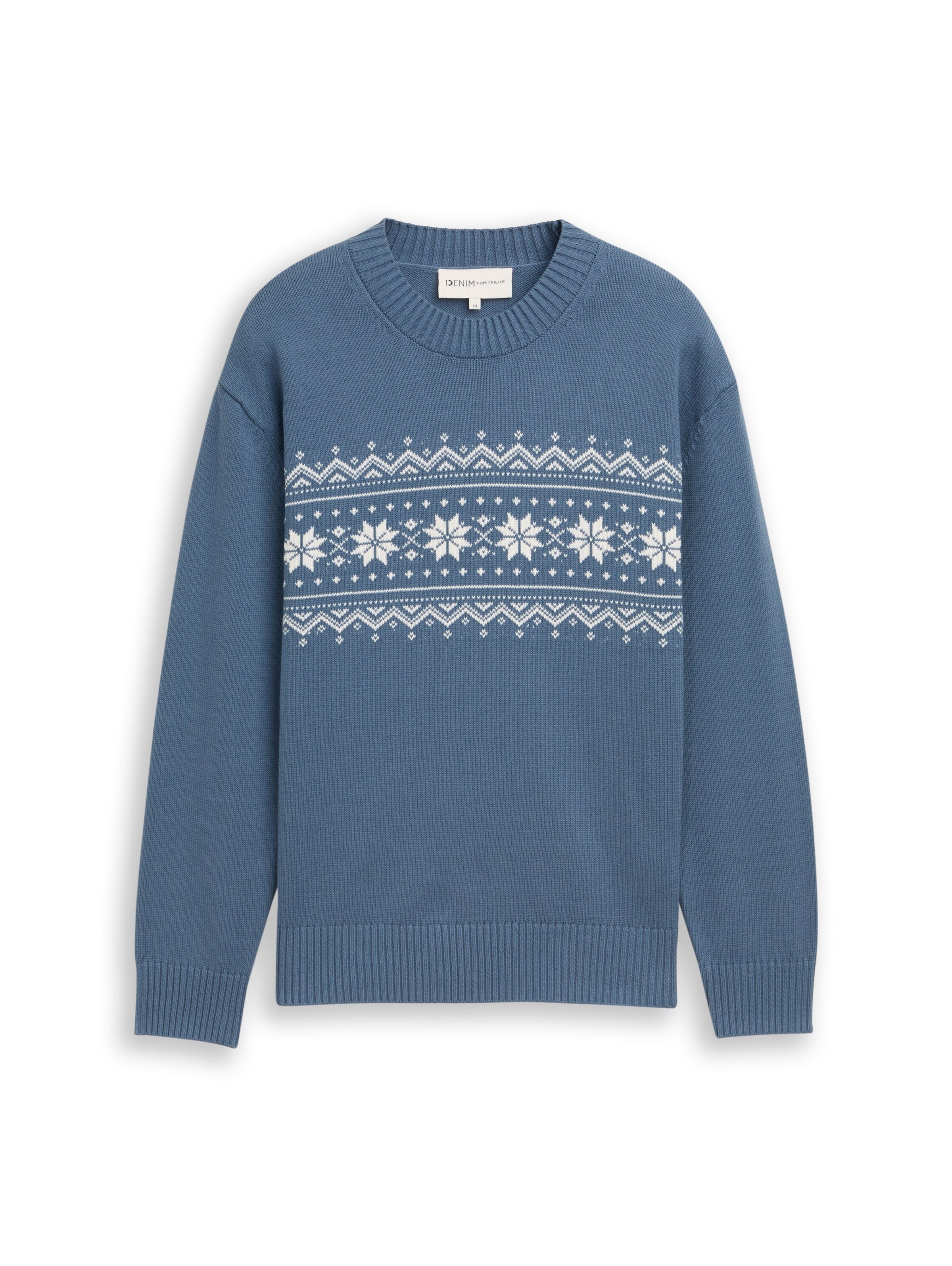 TOM TAILOR DENIM Sweater in Blue: front