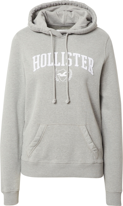 HOLLISTER Sweatshirt in Graumeliert HOLLISTER Sweatshirt in Graumeliert