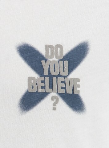 balta Key Largo Marškinėliai ' MT BELIEVE'