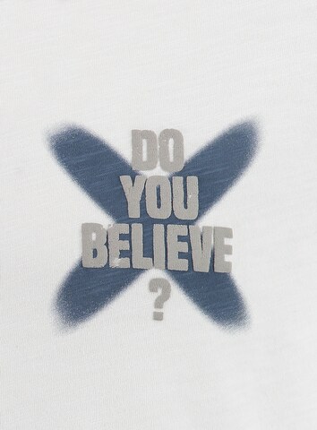 Key Largo Bluser & t-shirts ' MT BELIEVE' i hvid