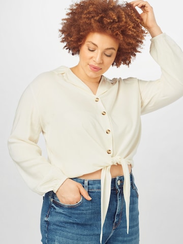 ABOUT YOU Curvy Blouse 'Lexa' in White