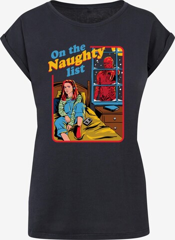 ABSOLUTE CULT Shirt 'Naughty List' in Blauw: voorkant
