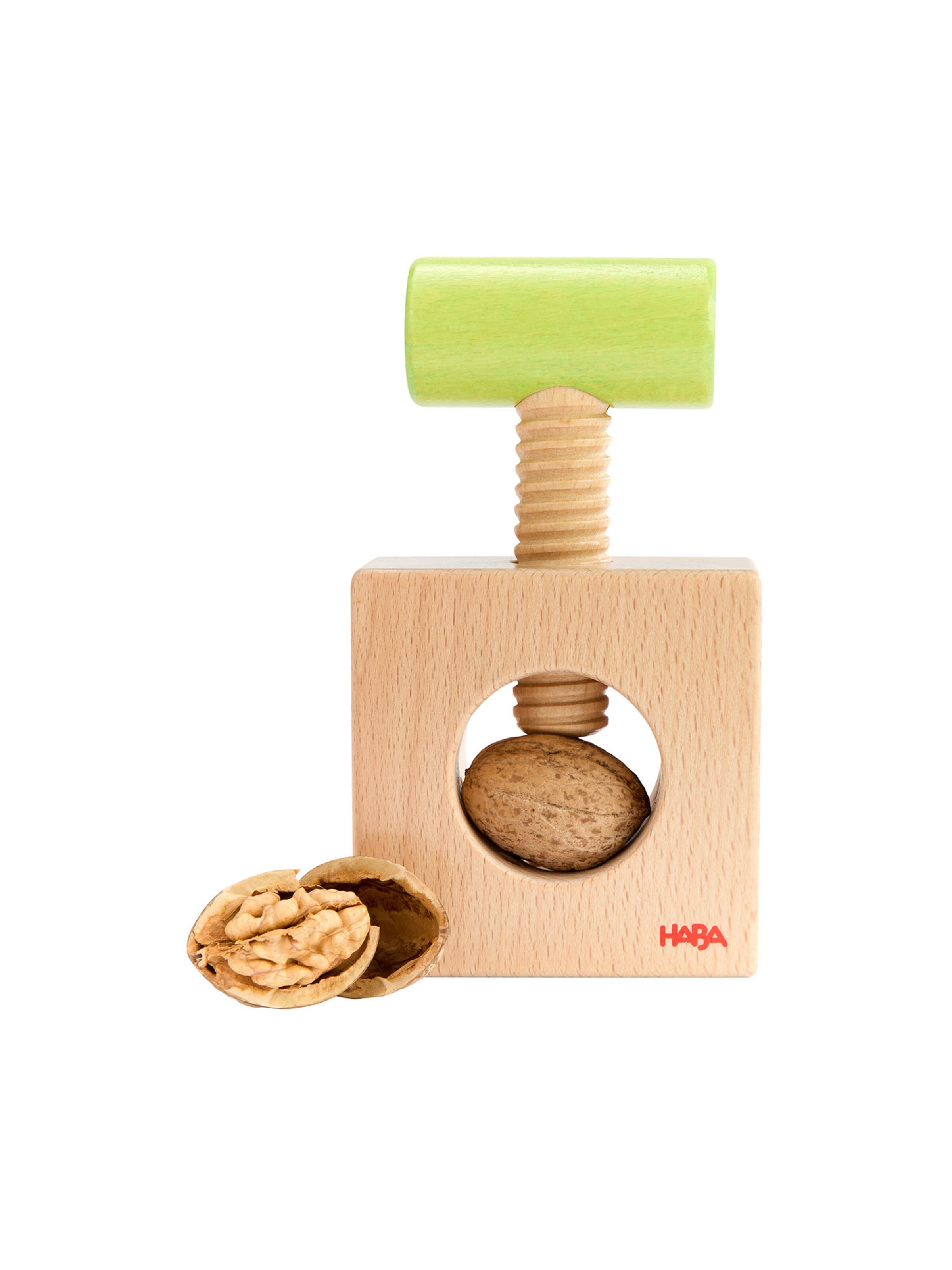 HABA Spiel-Kochgeschirr ' Kastanienbohrer und Nussknacker 2 in 1 mit Brotdose ' in Mischfarben
