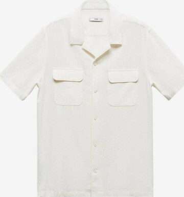 MANGO MAN Regular fit Button Up Shirt 'Istres' in White: front