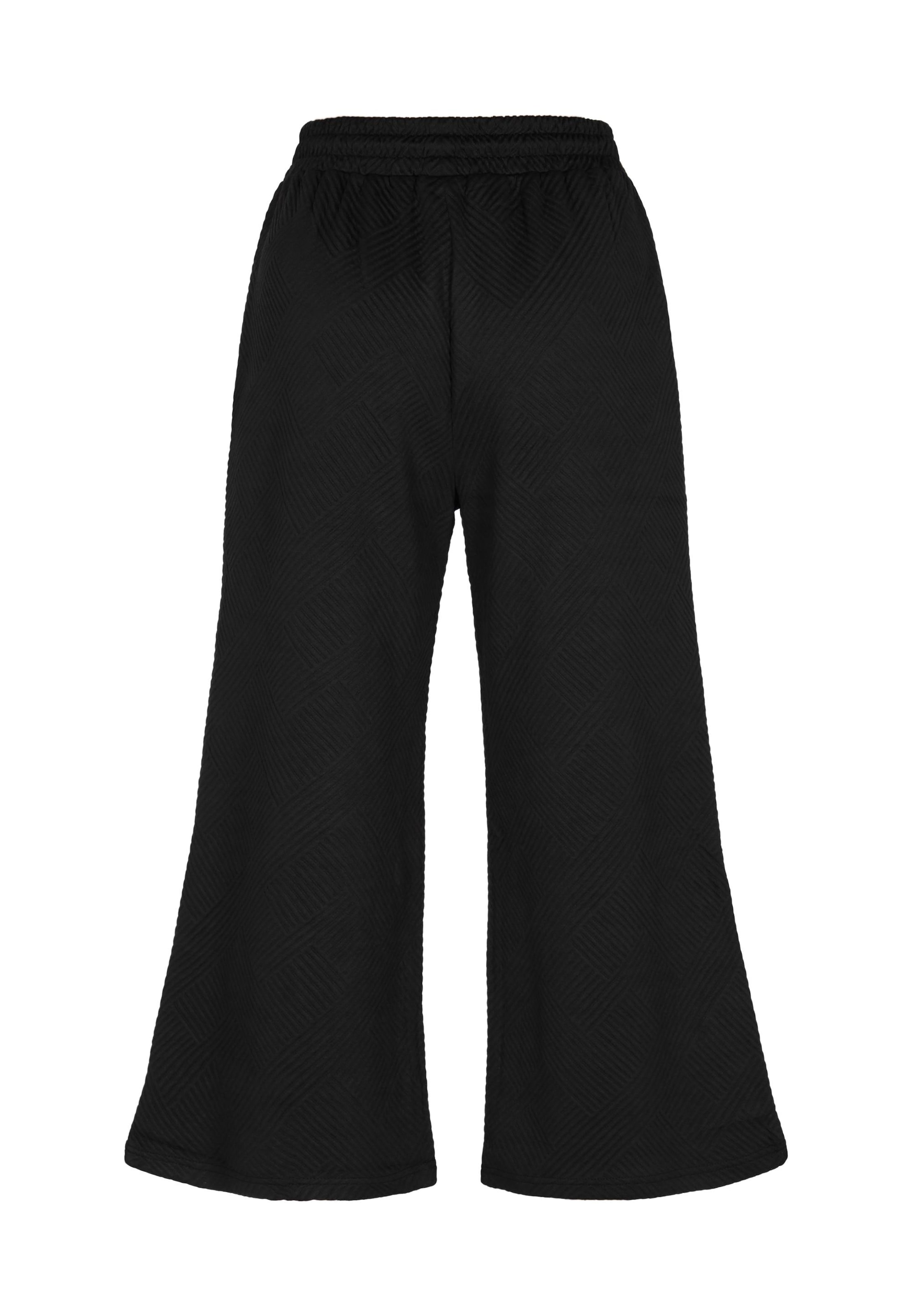 MIMO Wide leg Trousers in Black