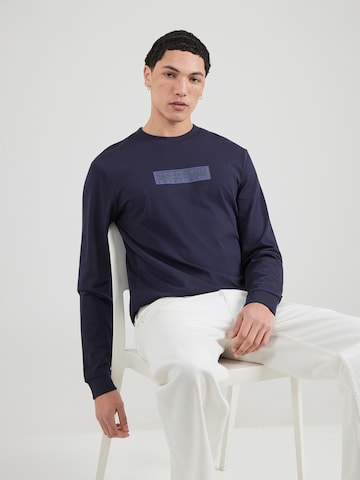 NAPAPIJRI Тениска в синьо: отпред