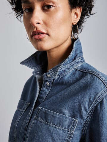 STREET ONE Bluse in Blau