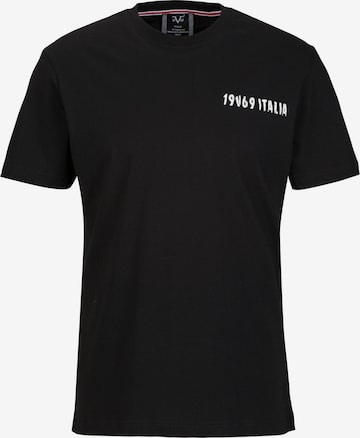 T-Shirt 'Rafael Carrier 4' 19V69 ITALIA en noir : devant