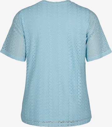 Zizzi Bluse 'Caris' in Blau