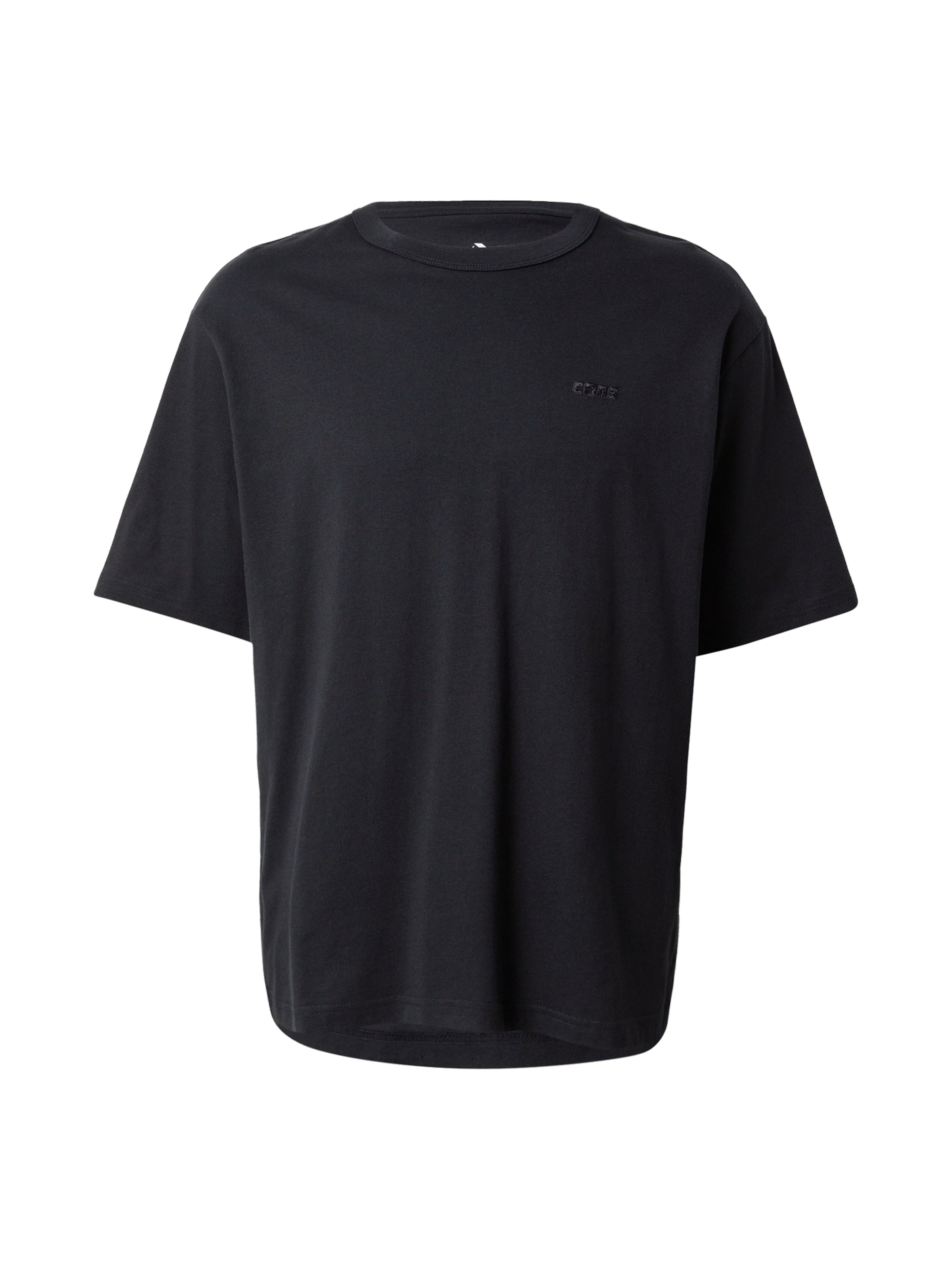 CONVERSE Футболка в Черный: спереди