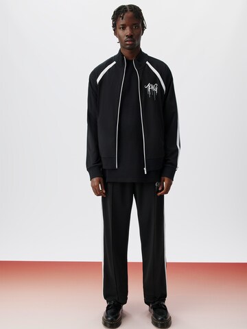 ABOUT YOU x Kingsley Coman Sweat jacket 'Dylan' in Black