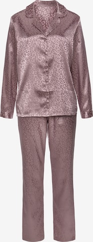 LASCANA Pajama in Purple: front