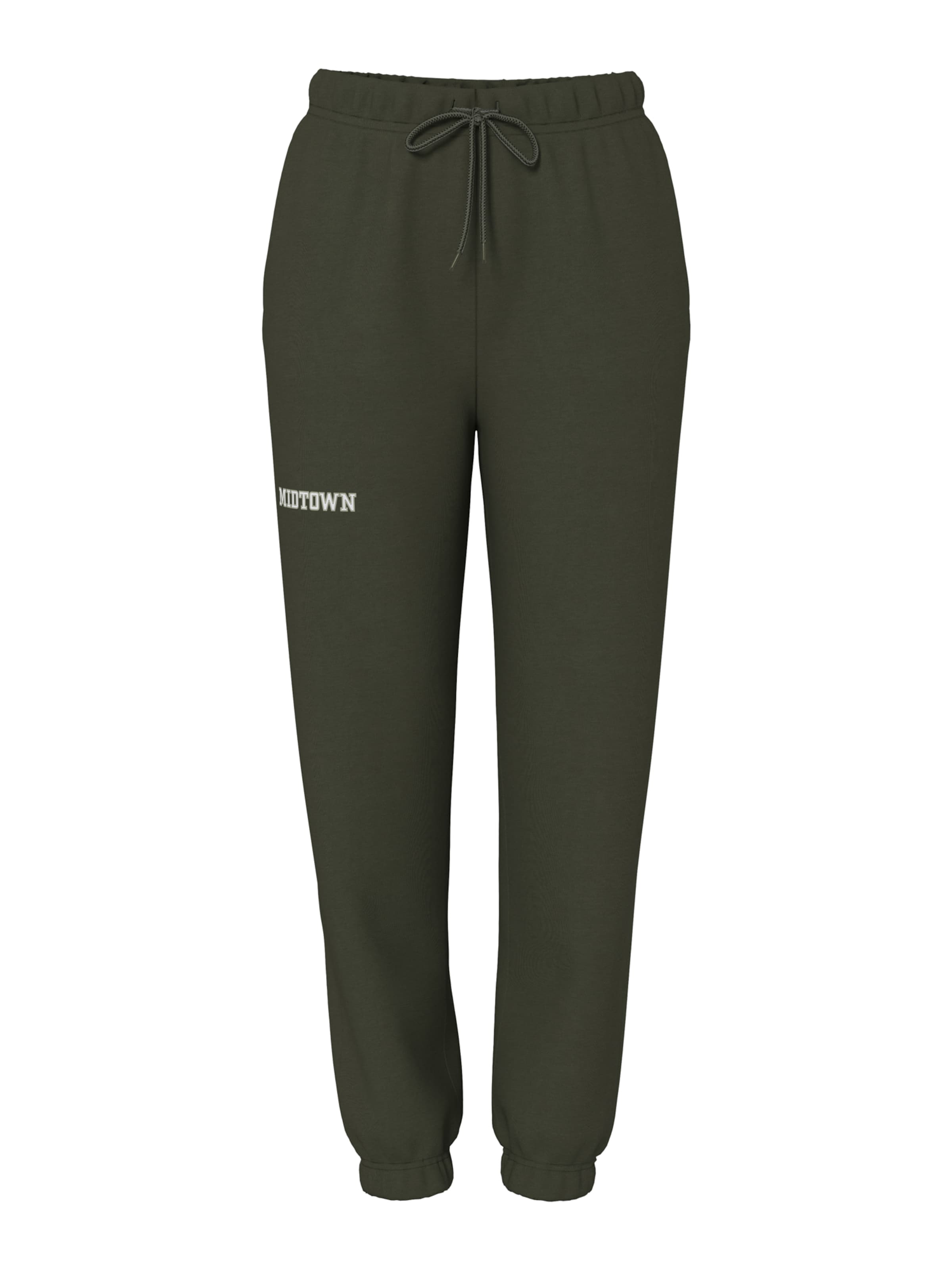 PIECES - Tapered Pantalón 'PCRISSO' en verde: frente