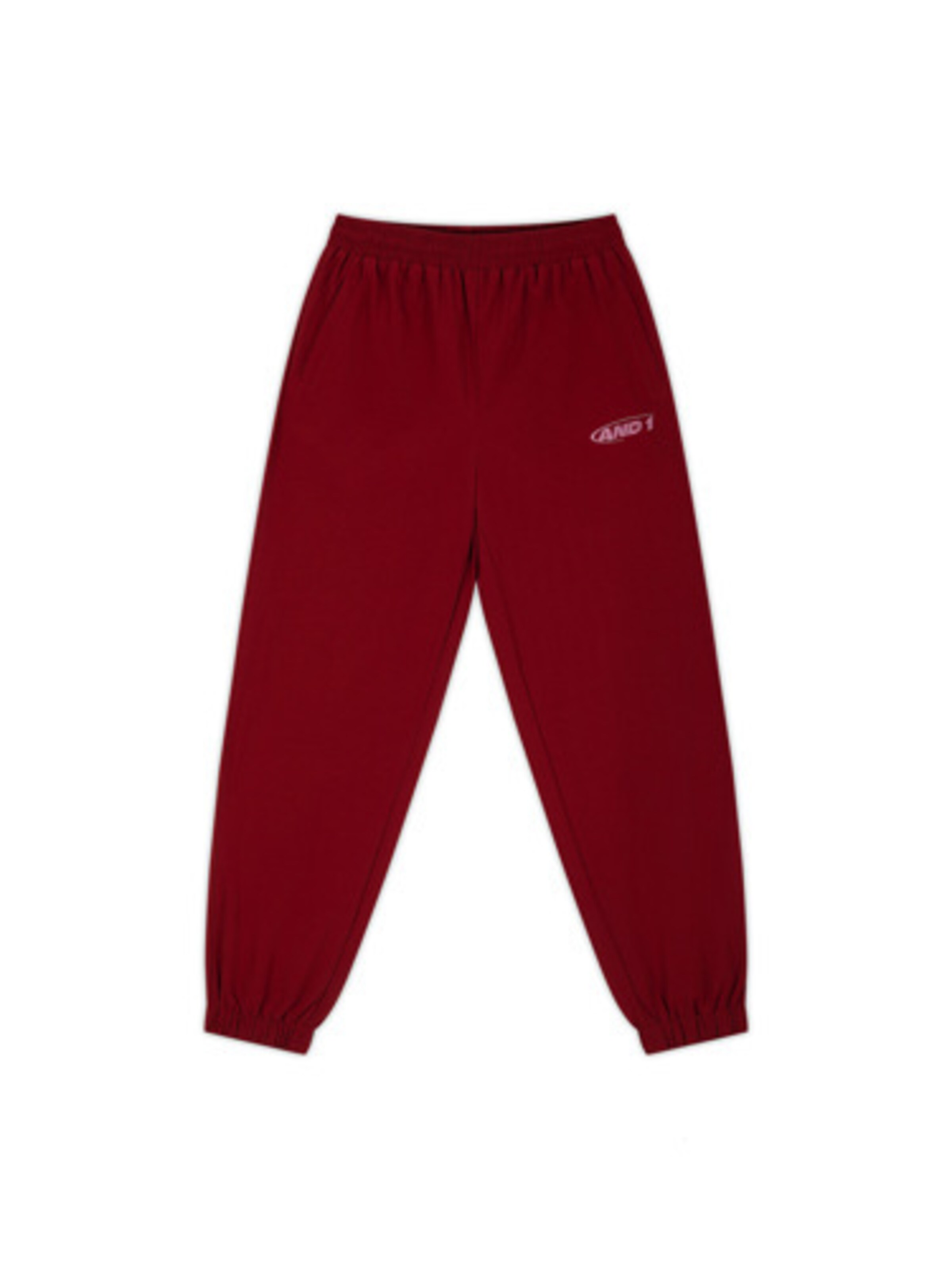 AND1 Zúžený strih Nohavice - Červená: predná strana