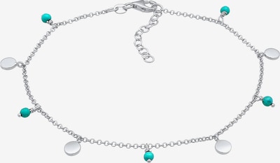 ELLI Foot jewelry 'Geo' in Turquoise / Silver, Item view