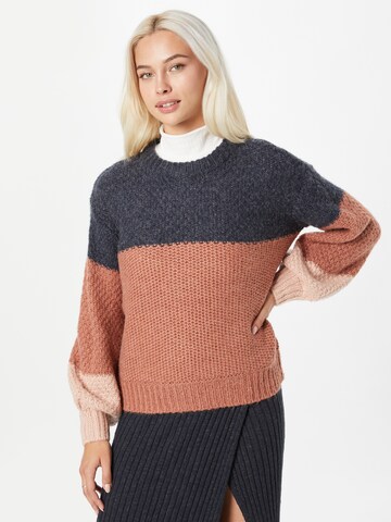PULZ Jeans Sweater 'CLEMENTINE' in Mixed colors: front
