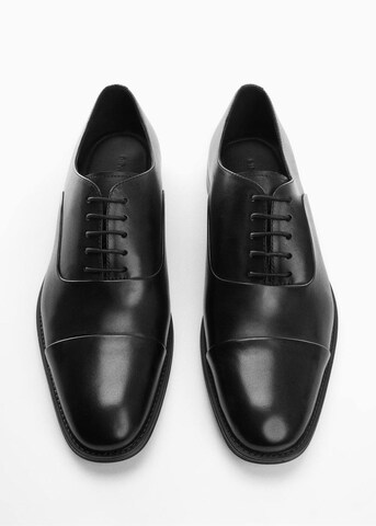 MANGO MAN Schnürschuh 'Pauloin' in Schwarz