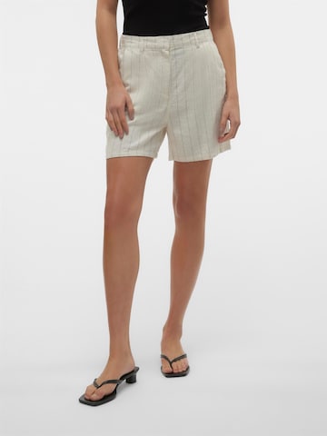 VERO MODA Regular Broek in Beige: voorkant