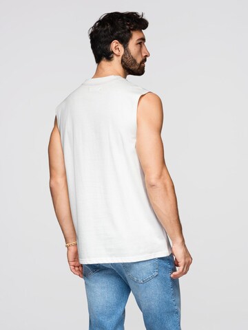 Ombre Shirt in Wit