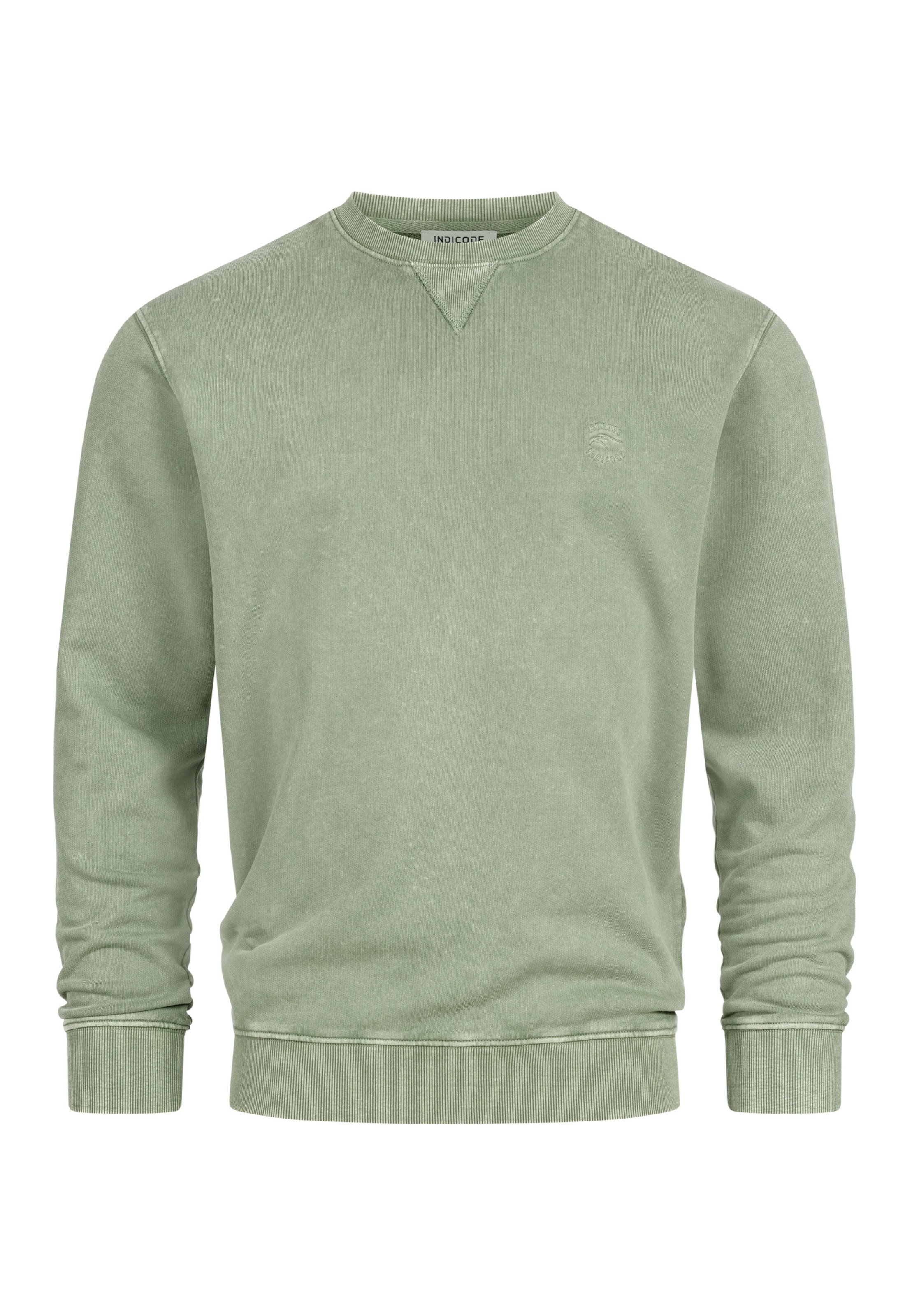 INDICODE JEANS Sports sweatshirt ' INElimah ' in Green: front