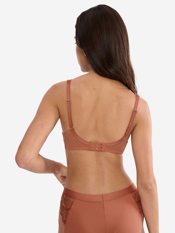 TRIUMPH Balconette BH ' Wild Azalea Florale ' in Bruin